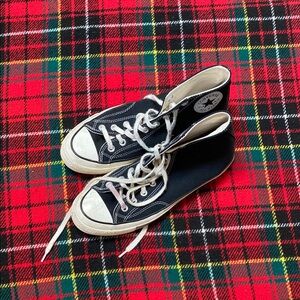 Converse Black and White High-Tops